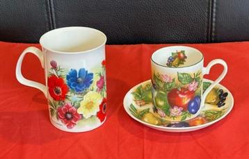 Roy Kirkham mok/beker Spring Flowers /kop en schotel Orchard beschikbaar voor biedingen