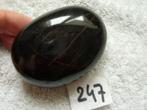zwarte toermalijn XXL palmsteen 247 gram handsteen schorl, Ophalen of Verzenden, Mineraal