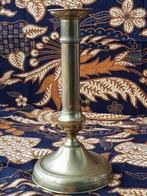 Mooi stel antieke Engelse schuifkandelaars van koper 1880., Antiek en Kunst, Antiek | Kandelaars, Ophalen of Verzenden, Koper of Brons