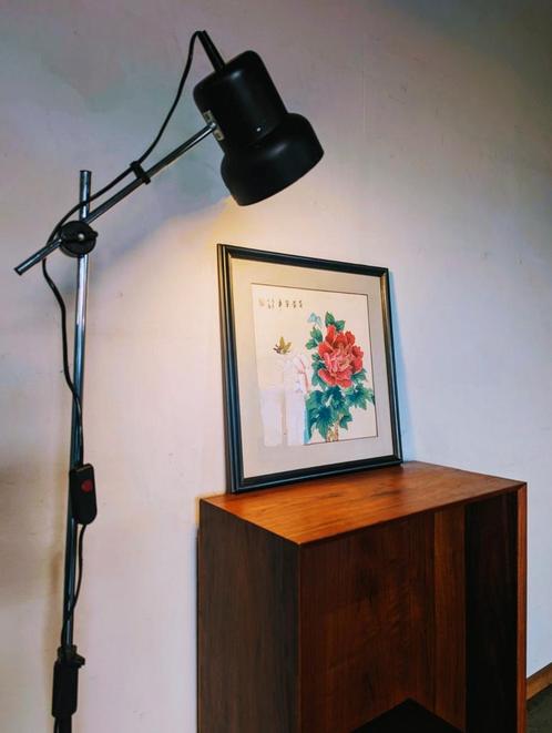Vintage Vloerlamp Staal/ Chroom Brilliant, 1960S, Huis en Inrichting, Lampen | Vloerlampen, Gebruikt, Metaal, Ophalen