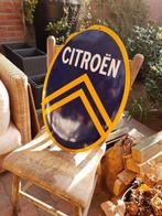 Emaille bord citroen, Ophalen, Gebruikt, Reclamebord