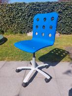 Bureaustoel Ikea, blauw, in hoogte verstelbaar, Huis en Inrichting, Bureaustoelen, Ophalen, Gebruikt, Blauw, Bureaustoel