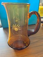 Vintage waterglas met 4 glazen, Antiek en Kunst, Antiek | Glas en Kristal, Ophalen