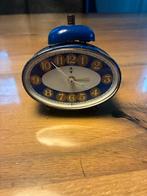 Vintage Blauwe Wekker - West Duitsland- Hema, Antiek en Kunst, Antiek | Klokken, Ophalen of Verzenden