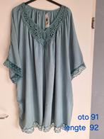 nieuw blauw/groen tuniek maat 48/59, Ophalen of Verzenden, Nieuw, Blauw, Blouse of Tuniek