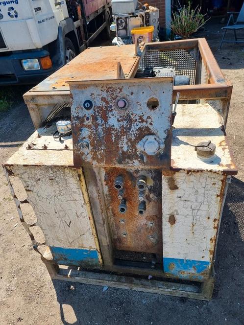 Hydro-unit hydraulisch powerpack Deutz 2cil diesel, Doe-het-zelf en Verbouw, Aggregaten, Gebruikt, Dieselolie, Ophalen