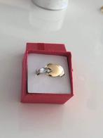 14 karaat gouden ring, wit en geel goud, Sieraden, Tassen en Uiterlijk, Ringen, Nieuw, Ophalen of Verzenden, 17 tot 18, Dame