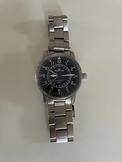 Fortis Flieger GMT Pilotenhorloge swiss made Sinn, Sieraden, Tassen en Uiterlijk, Horloges | Heren, Gebruikt, Polshorloge, Overige merken