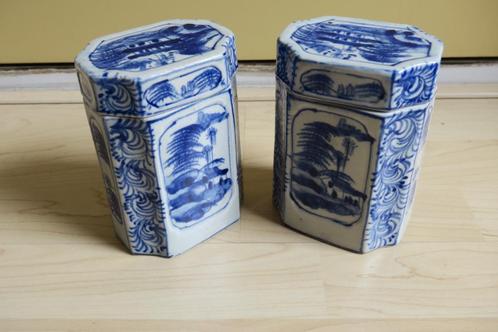 2 oude Chinese voorraadpotten, Antiek en Kunst, Antiek | Keramiek en Aardewerk, Verzenden