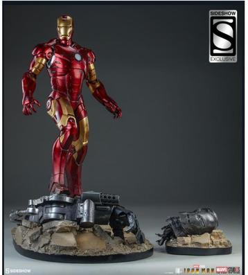 Iron Man Exclusive SideShow 1/4 Statue Beeld Movie Film beschikbaar voor biedingen