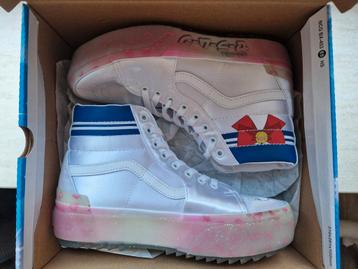 Vans X Sailor Moon Sk8-Hi Stacked Silver Sneakers maat 40.5. beschikbaar voor biedingen