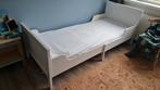 SUNDVIK Meegroeibed, wit, 80x200 cm + Lattenbodem, Gebruikt, 70 tot 85 cm, Lattenbodem, 140 tot 160 cm