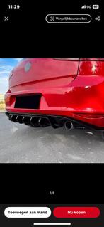 Golf 7 gti gte diffuser glans zwart, Auto-onderdelen, Carrosserie en Plaatwerk, Ophalen, Volkswagen, Nieuw, Achter