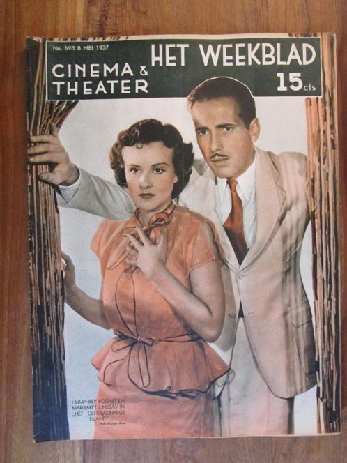 Het Weekblad Cinema & Theater 1937 nr 693, Boeken, Tijdschriften en Kranten, Gelezen, Muziek, Film of Tv, Verzenden