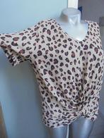 M&s mooie blouse bruin tijgerprint L, Bruin, Maat 42/44 (L), Ophalen of Verzenden, Zo goed als nieuw