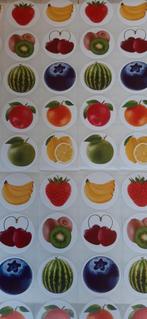 Nr. 26 :   Fruit stickers z.a.  aardbei , kiwi , appel 80 st, Ophalen of Verzenden, Nieuw, Meerdere stickers