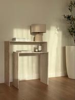 Vintage travertin side table, Ophalen, 50 tot 100 cm, Nieuw, 25 tot 50 cm