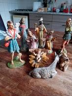 Vintage Kerststal Figuren Set - Jaren 60, Ophalen of Verzenden