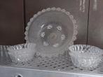 Bowlset vintage, Huis en Inrichting, Keuken | Servies, Glas of Glazen, Gebruikt, Ophalen of Verzenden, Glas