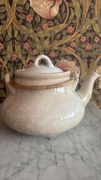 Petrus regout maastrichts chocolade kan theepot beboterd, Ophalen of Verzenden