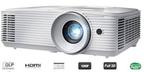 Optoma FullHD 1080p beamer/3500 ansilumen/23000:1/garantie, Ophalen of Verzenden, Audio