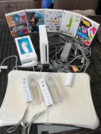 Nintendo wii, Spelcomputers en Games, Ophalen, Gebruikt, Met 2 controllers, Met games
