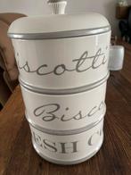 Stapel potten porselein riviera maison, Ophalen of Verzenden, Zo goed als nieuw