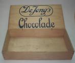 Kistje De Jong's chocolade, Ophalen of Verzenden, Gebruikt