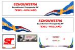 Vrachtauto decal 1:50 Jelle Schouwstra Texel ( type 2 ), Nieuw, Overige merken, Bus of Vrachtwagen, Verzenden