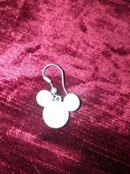 Mickey Mouse Oorbel Hanger Zilver 925, Ophalen of Verzenden, Zilver, Hangers, Gebruikt