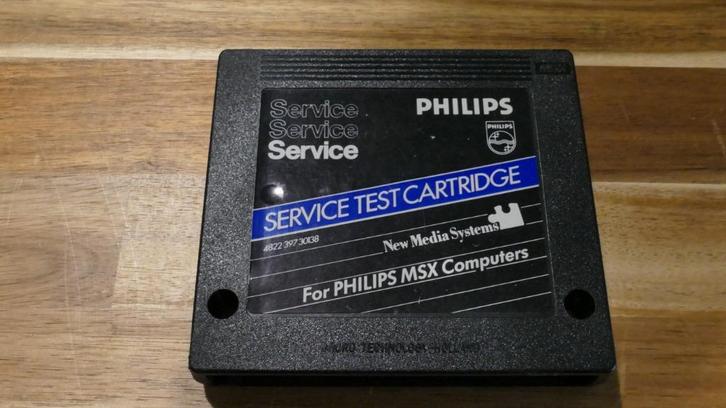 Philips | MSX | Service Test Cartridge | 4822 397 30138, Computers en Software, Vintage Computers, Ophalen of Verzenden
