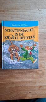 Geronimo Stilton - Schattenjacht in de zwarte heuvels, Fictie algemeen, Geronimo Stilton, Ophalen of Verzenden, Zo goed als nieuw