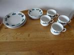 Vintage kerstservies met rendieren, Ophalen of Verzenden, Gebruikt