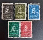 nvph 397 - 401 gestempeld Kinderzegels 1941, Postzegels en Munten, Postzegels | Nederland, Verzenden, Na 1940, Gestempeld
