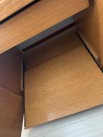 Houten Computerkast met Opbergruimte, Ophalen, Gebruikt, 100 tot 150 cm, Eikenhout