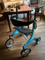 rollator lichtgewicht opvouwbaar lichtblauw merk travixx, Ophalen, Opvouwbaar, Gebruikt