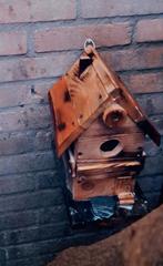 Leuk houten vogelhuisje, Tuin en Terras, Ophalen of Verzenden