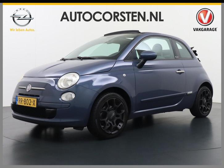 Fiat 500C T 86PK Cabrio Navi Pdc Airco via Android Auto Lmv, Auto's, Fiat, Bedrijf, Te koop, 500C, ABS, Airbags, Airconditioning