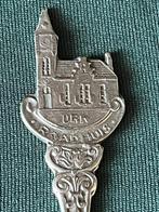 Oud verzilverd lepeltje raadhuis Urk, Antiek en Kunst, Antiek | Bestek, Ophalen of Verzenden