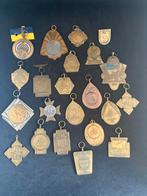 Partij medailles merendeels brons/verbronsd, Ophalen of Verzenden, Brons