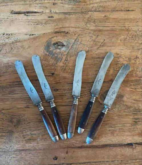 Antieke Solingen messen - Set van 5, Antiek en Kunst, Antiek | Bestek, Ophalen of Verzenden