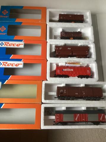 Roco HO  6 wagens van NS in originele verpakking beschikbaar voor biedingen