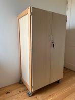 Schilte Legkast op Wielen, Huis en Inrichting, Gebruikt, 150 tot 200 cm, Overige houtsoorten, 50 tot 100 cm