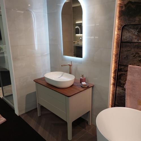 Badmeubelen met hoge kortingen - Showroom opruiming !, Huis en Inrichting, Badkamer | Badkamermeubels, Nieuw, Wastafelkast, 100 tot 150 cm