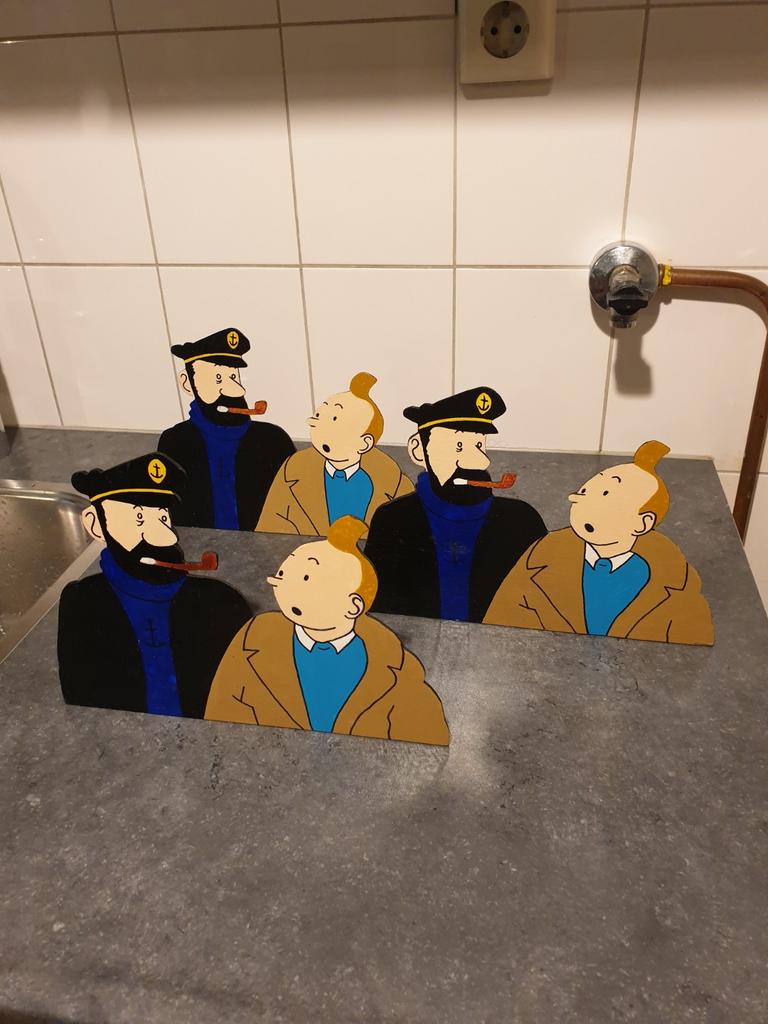 Kuifje, Ophalen of Verzenden, Kuifje, Zo goed als nieuw, Beeldje of Figuurtje