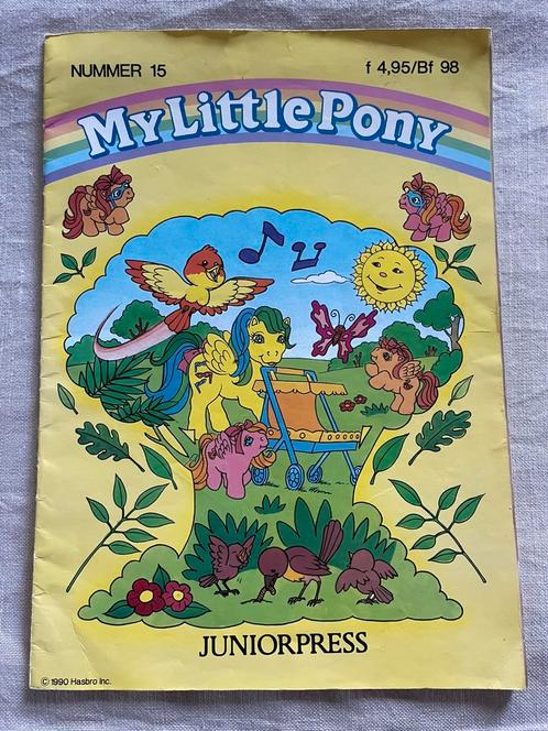 Vintage My Little Pony tijdschrift nummer 15  1990, Kinderen en Baby's, Speelgoed | My Little Pony, Gebruikt, Ophalen of Verzenden