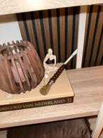 Antieke Kalligrafie Kwast - Woondecoratie Vintage Stijl, Ophalen of Verzenden