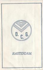 voetbal D.C.G. Amsterdam, Ophalen of Verzenden