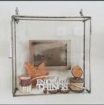 Rivera maison glazen memorie box, Huis en Inrichting, Ophalen of Verzenden, Gebruikt, Rond, Glas