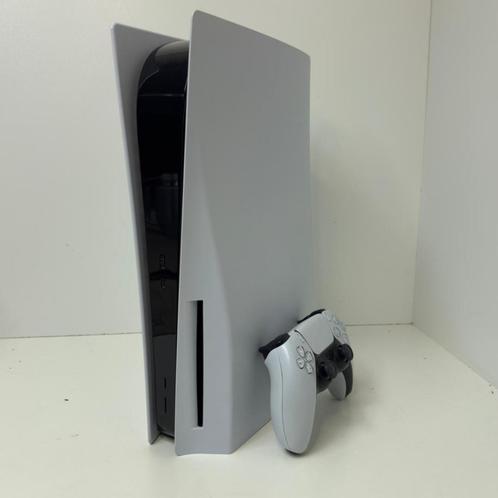 Sony Playstation 5 Disc 1TB Wit + Controller | Nette staat, Spelcomputers en Games, Spelcomputers | Sony PlayStation 5, Zo goed als nieuw